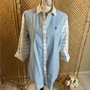 U.S. Polo  Button Down Shirt Tunic
